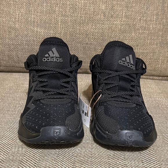 NWT Adidas Bounce DON Issue 2 Basketball GX0041 Lace up All Black Sneaker/Shoe 6 - Picture 9 of 17